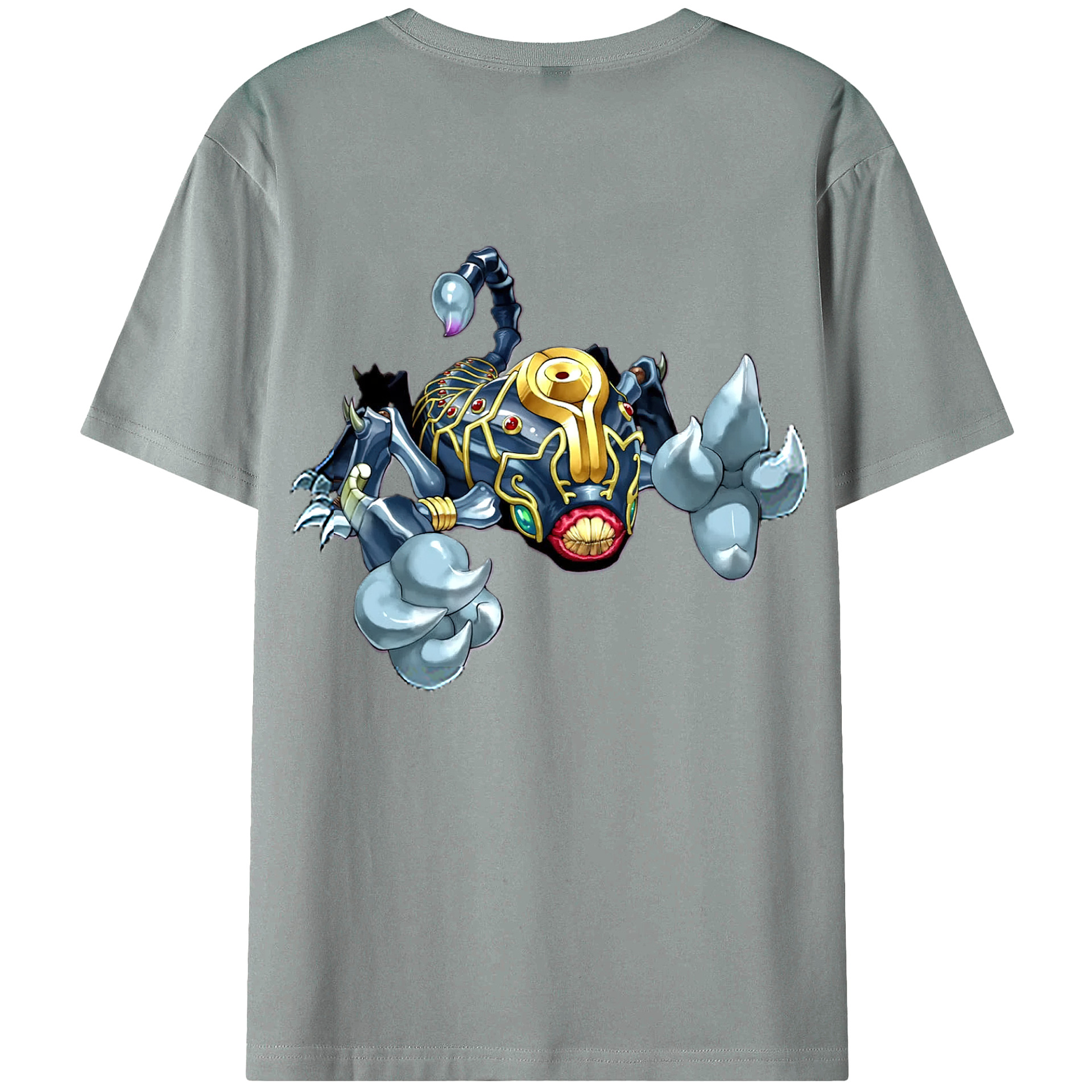 （画像用） 遊☆戯☆王 Yu-Gi-Oh! 綿100％ メンズ半袖Tシャツ（バックプリント） 通気性
